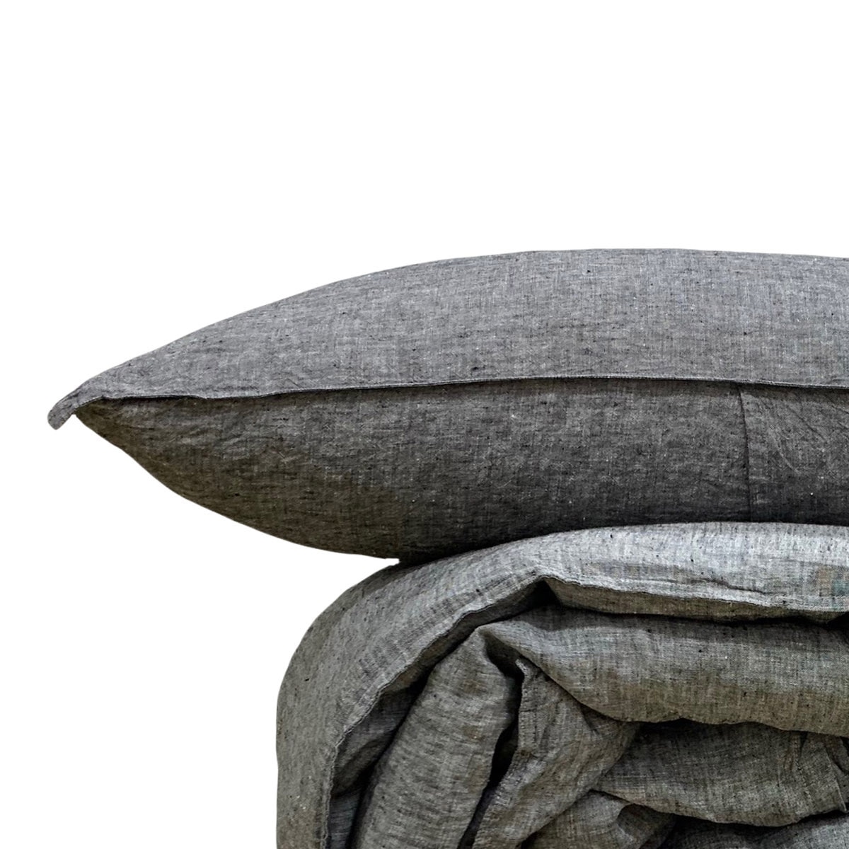 Moran Home Pillow Cases 2pk Grey