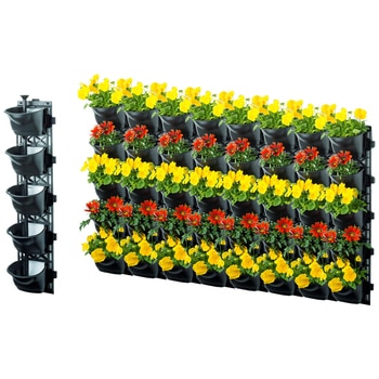 Maze QUINT Vertical Garden With 8 Frames And 40 Pots