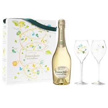 Perrier-Jouët Blanc de Blancs 750ml With 2 Flutes