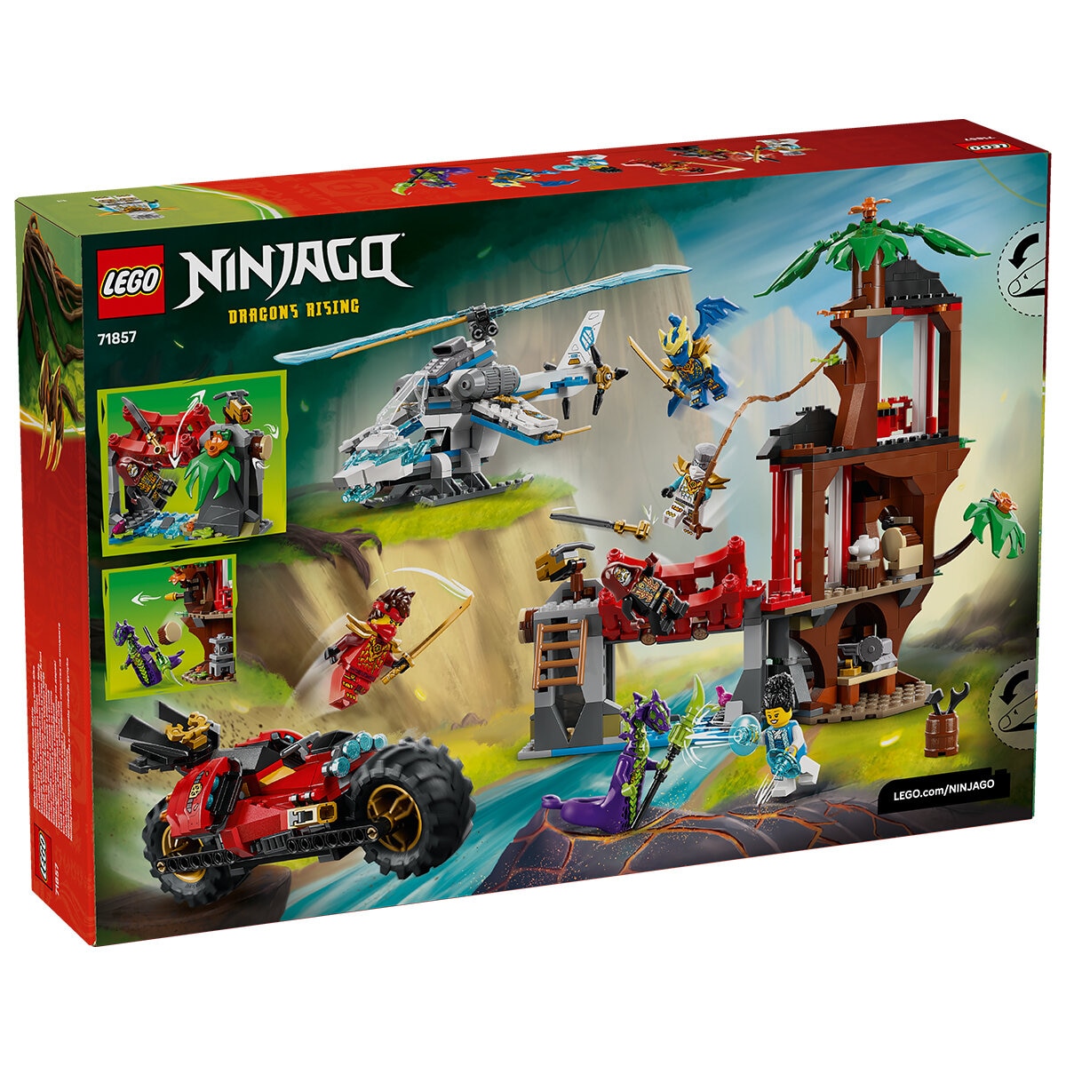 LEGO NINJAGO Ninja Vehicle Tree House Battle 71857