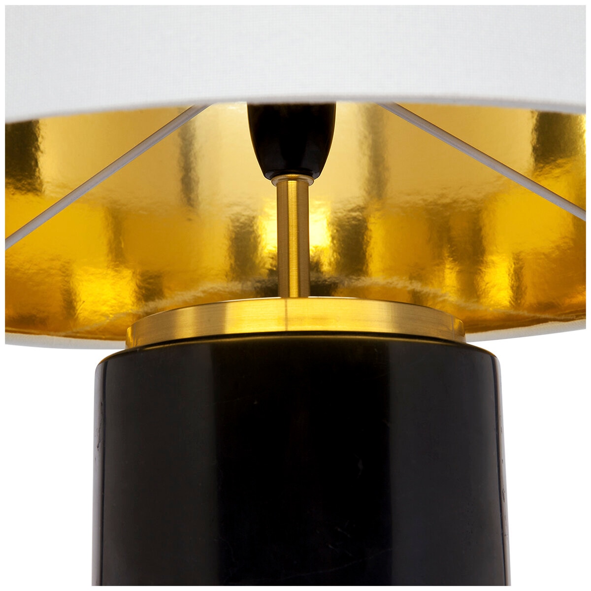 Café Lighting Paola Marble Table Lamp Black