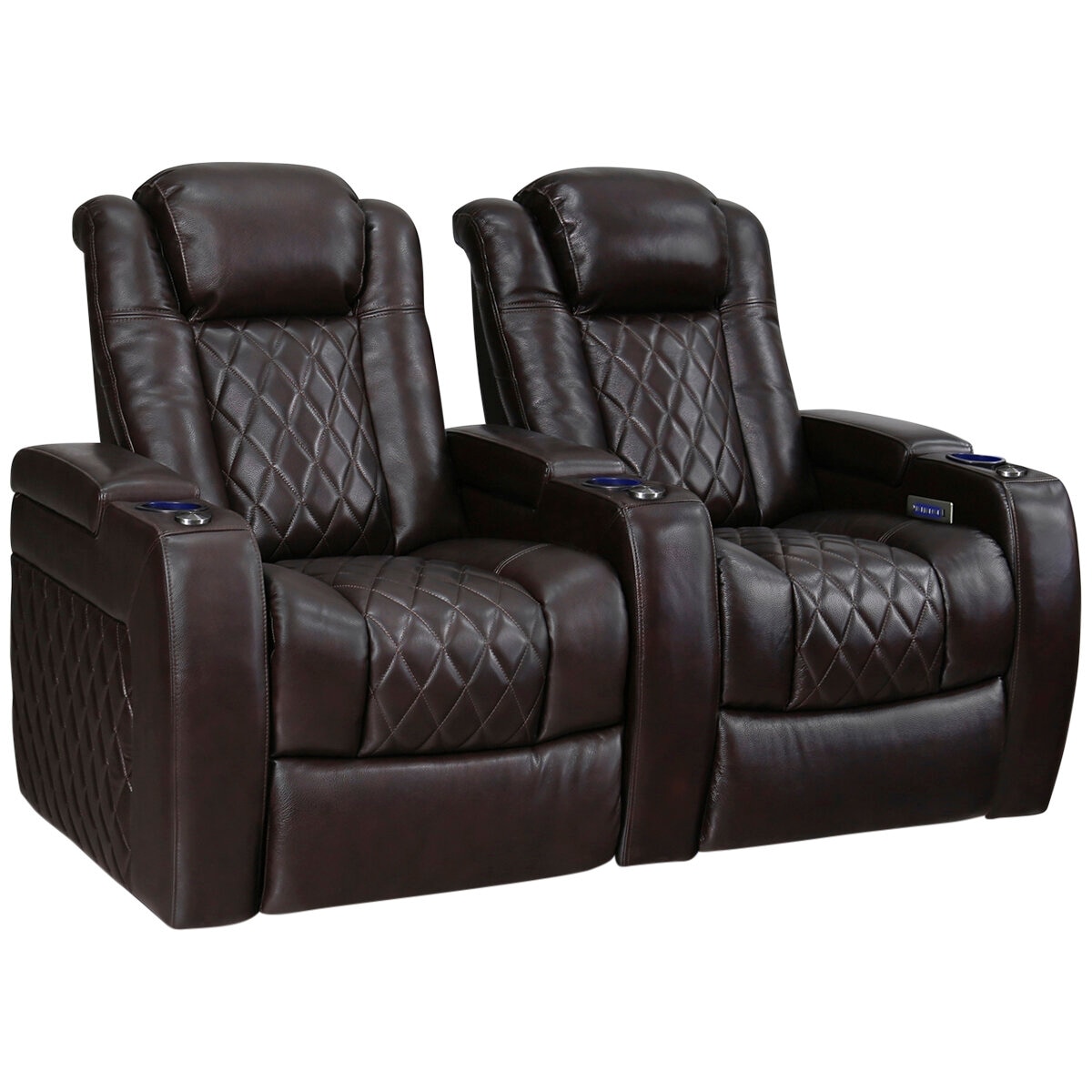 Valencia Home Theatre Tuscany Edition 2 Seater Dark Chocolate