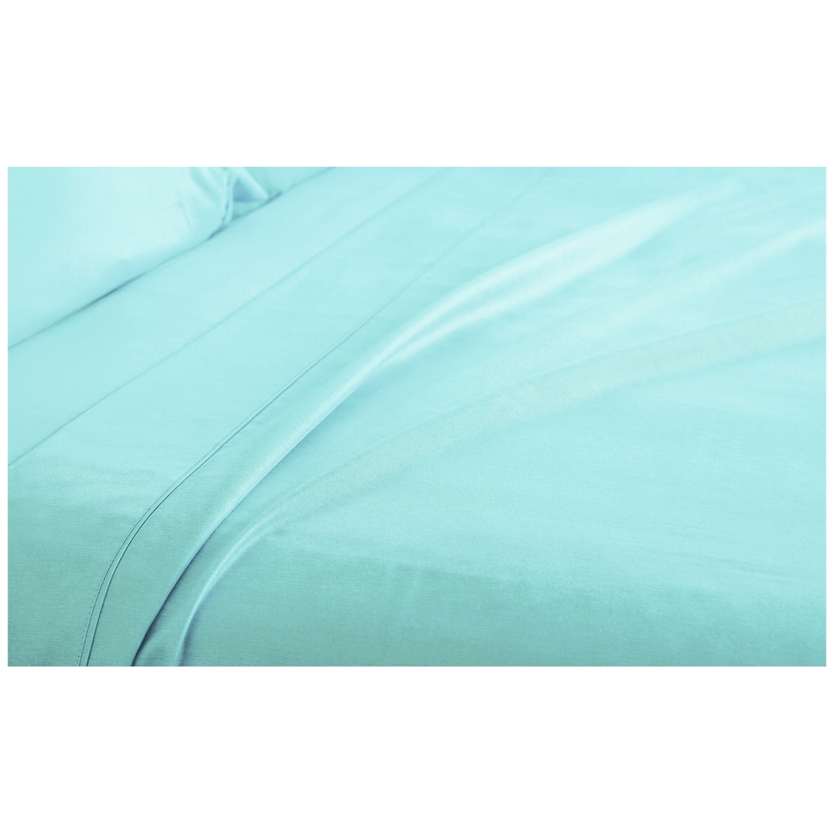 Kingtex Bamboo Cooling 2000TC Sheet Set King Single - Aqua