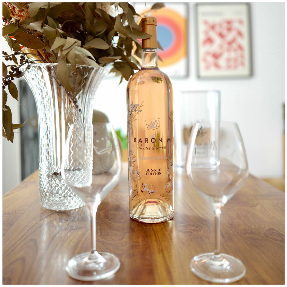 Baron Maxime Coteaux D’Aix Magnum Rose 1.5L Gift Set