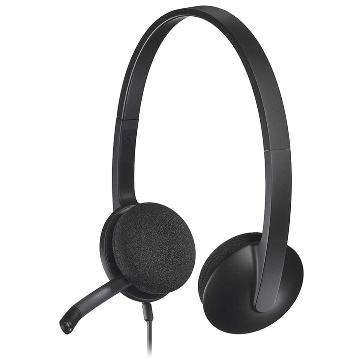 Logitech MK345 Wireless Keyboard And Mouse Combo And H340 Headset Bundle 920-012926