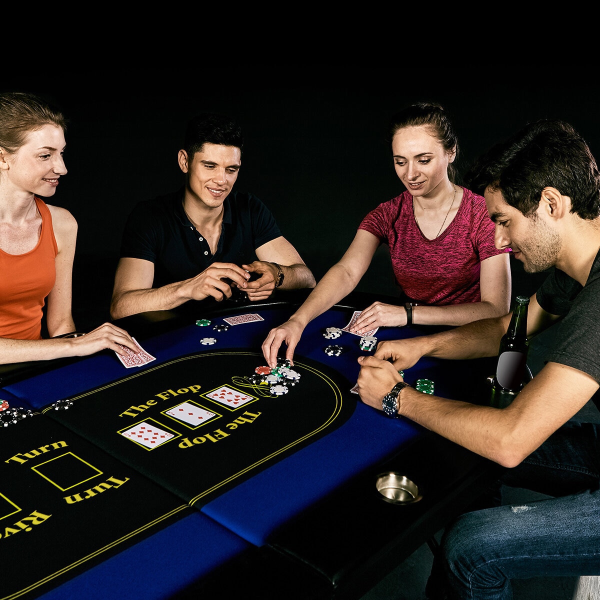 Medal Sports Barrington 10 Player Poker Table