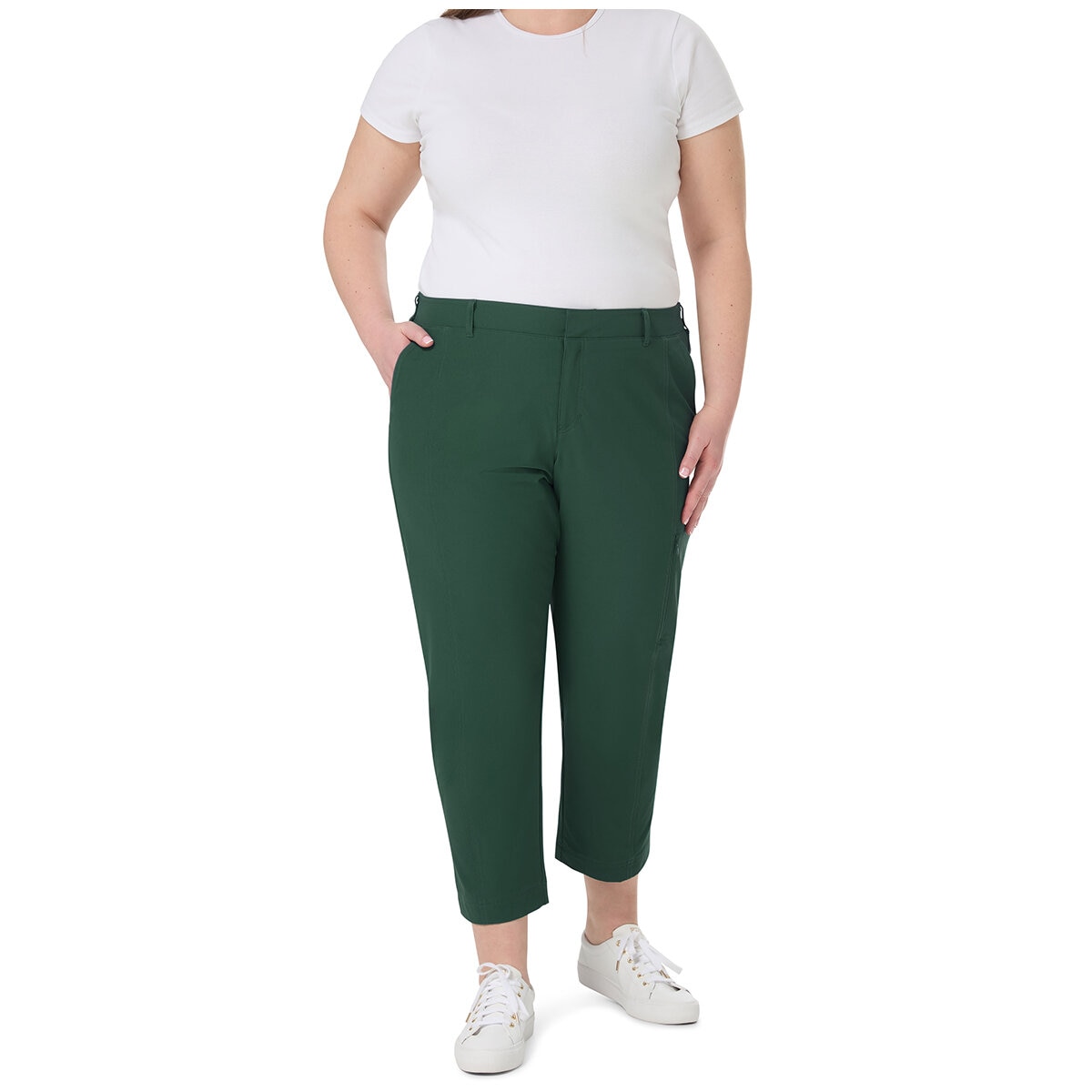 Kirkland Signature Women's Travel Pant Green