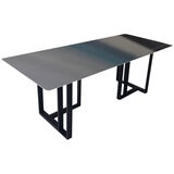 Moran Copenhagen 2.1 Metre Black and Gold Dining Table
