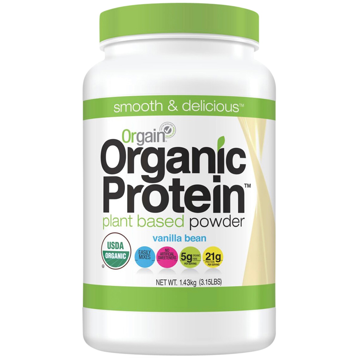 Orgain Organic Plant Protein Vanilla 1.4kg Costco Australia
