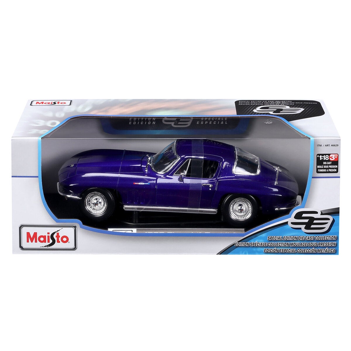 Maisto 1:18 Die Cast Cars Se 1965 Chevrolet Corvette Maisto 1:18 Die Cast Cars Se 1965 Chevrolet Corvette