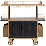 Wine Stash Industrial French Bar Cart