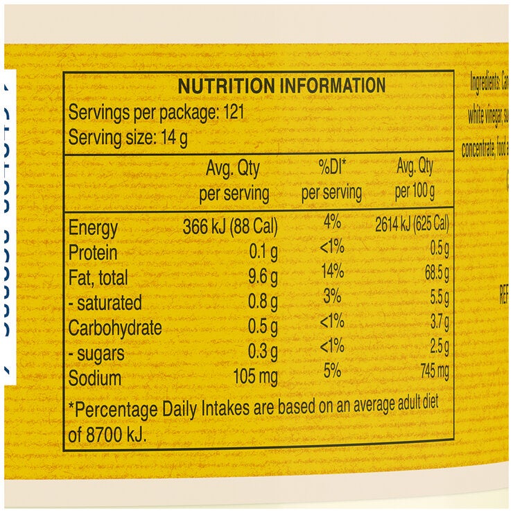 Best Foods Mayonnaise 1.7kg Best Foods Mayonnaise 1.7kg