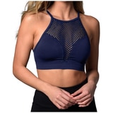 90 Degree Missy Mesh Sports Bra - Blue