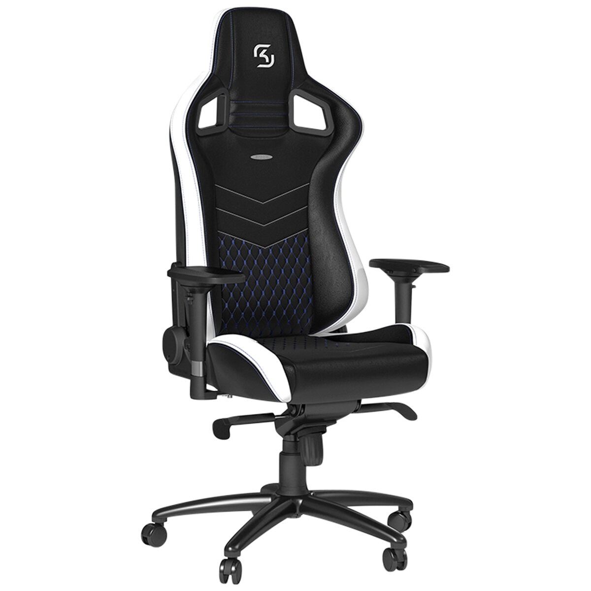 NobleChairs Epic Series SK Gaming Chair Black Blue White