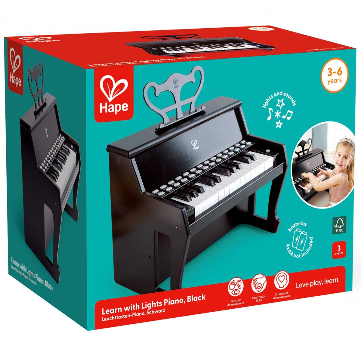 Hape Learn With Lights Piano