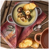 over\&back Soup Bowls With Handle 6 Piece Set over\&back Soup Bowls With Handle 6 Piece Set