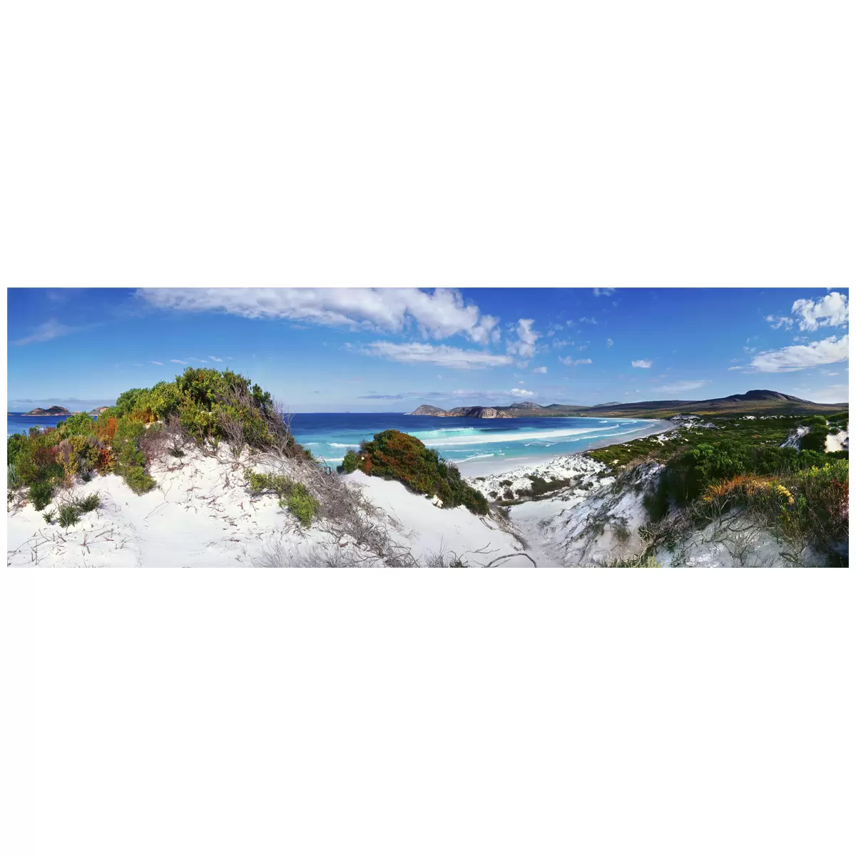 Ken Duncan 30 Inch Sand Dunes, Lucky Bay, WA Framed Print