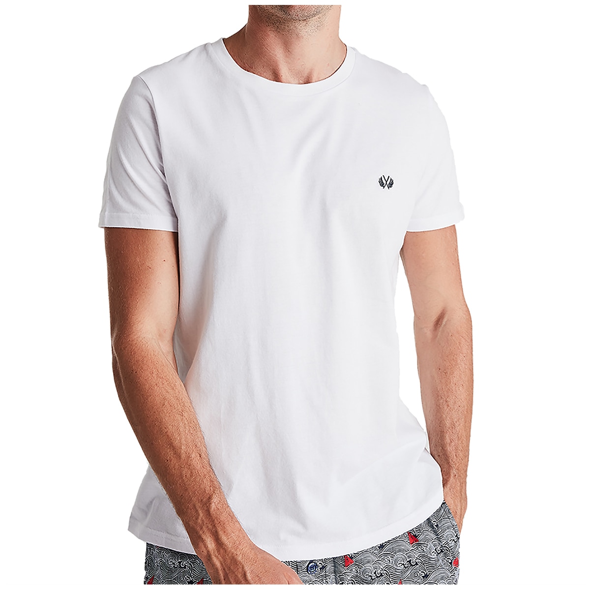Coast Men's Sleep Set Summer - White Wave