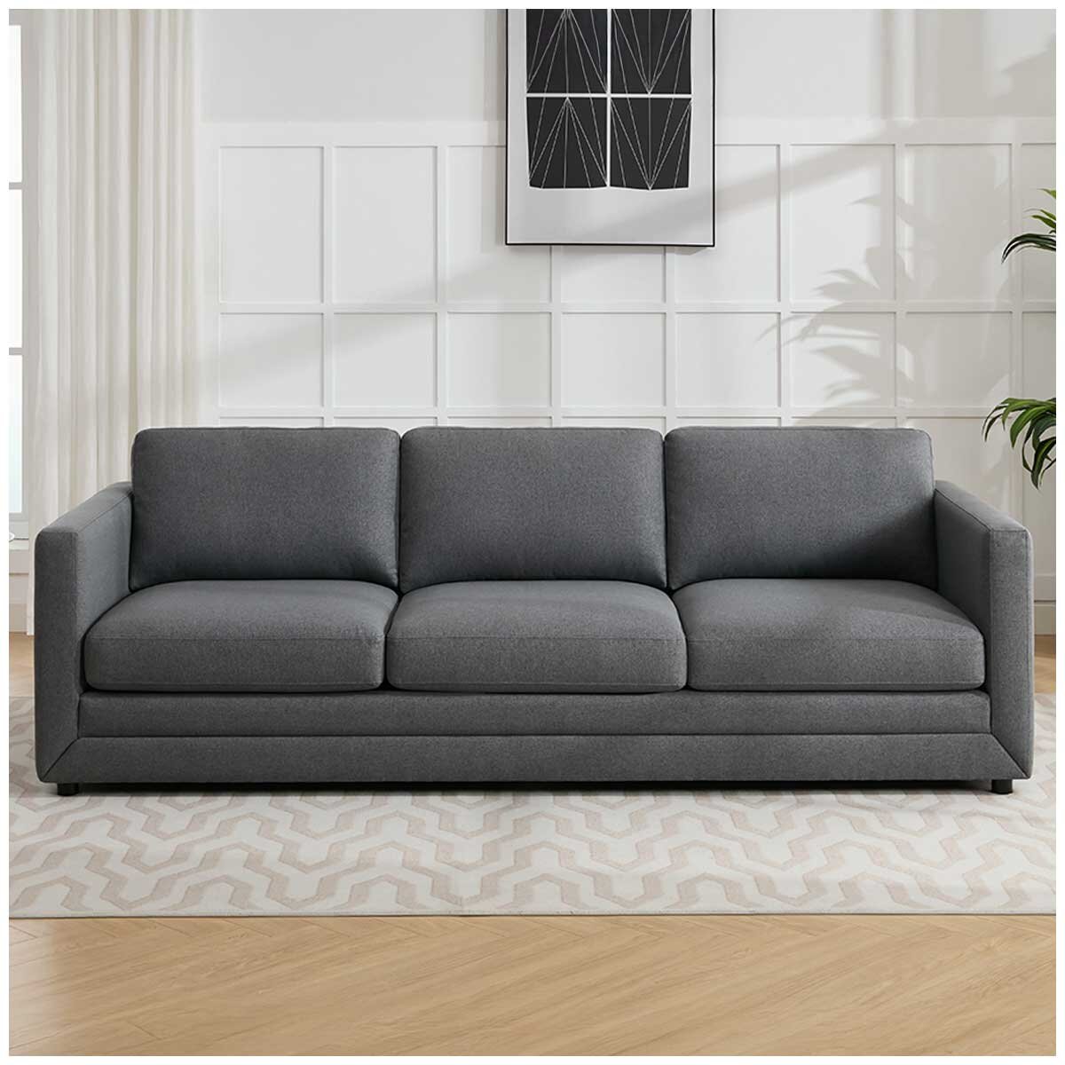 Fresh Industries 3 Seater Fabric Sofa