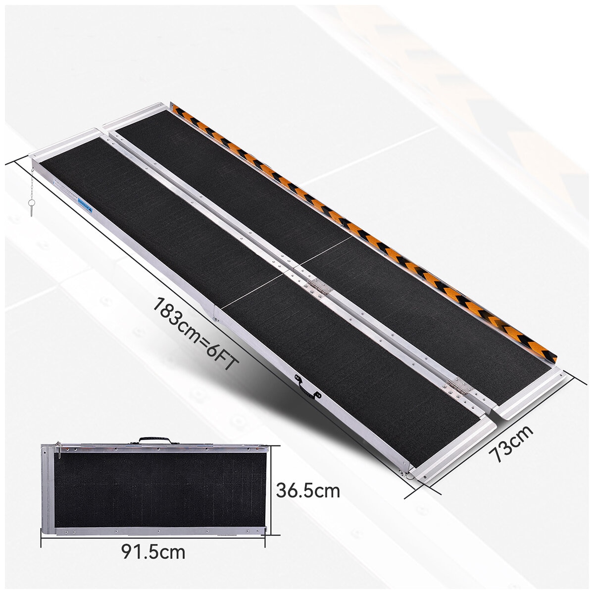 Altus Aluminium Portable Wheelchair Ramp 6ft 183cm