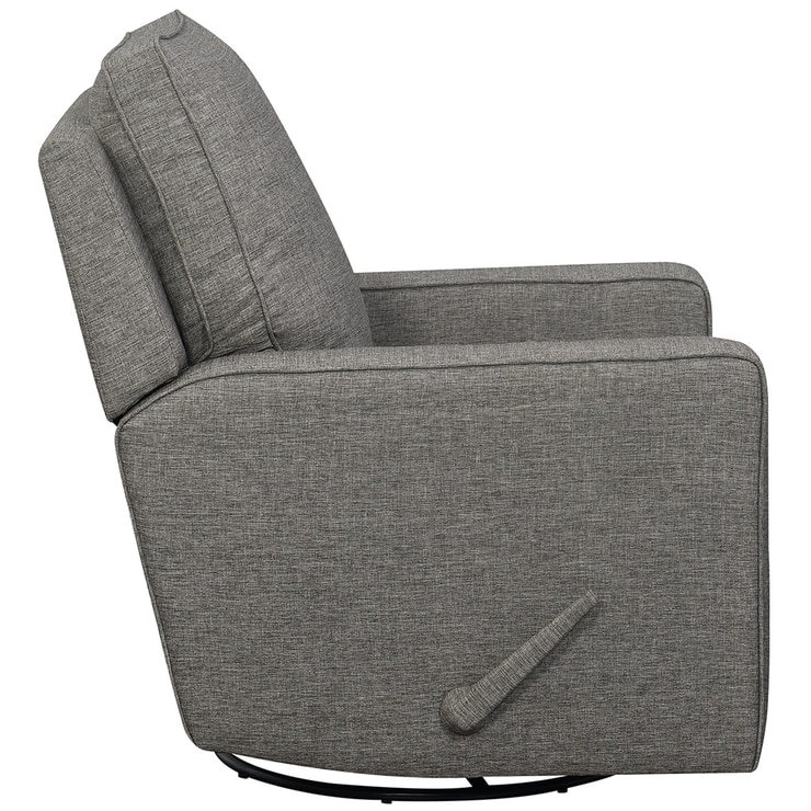 True Innovations Fabric Swivel Glider Recliner Grey Costco Australia
