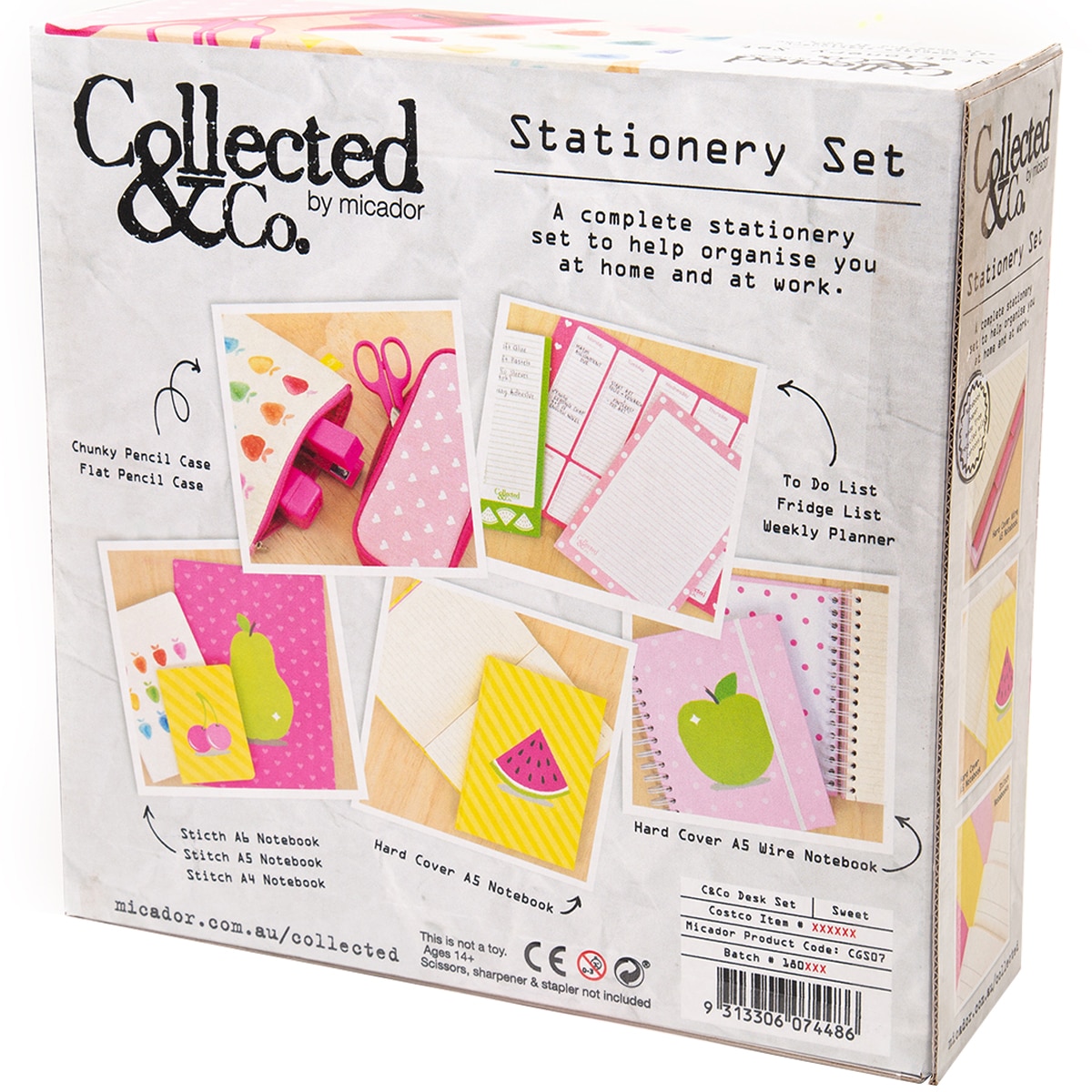 Collected & Co Stationery Set 10pc Costco Australia