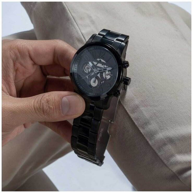 GUESS Parker Black Dial Multifunction Men's Watch GW0627G3