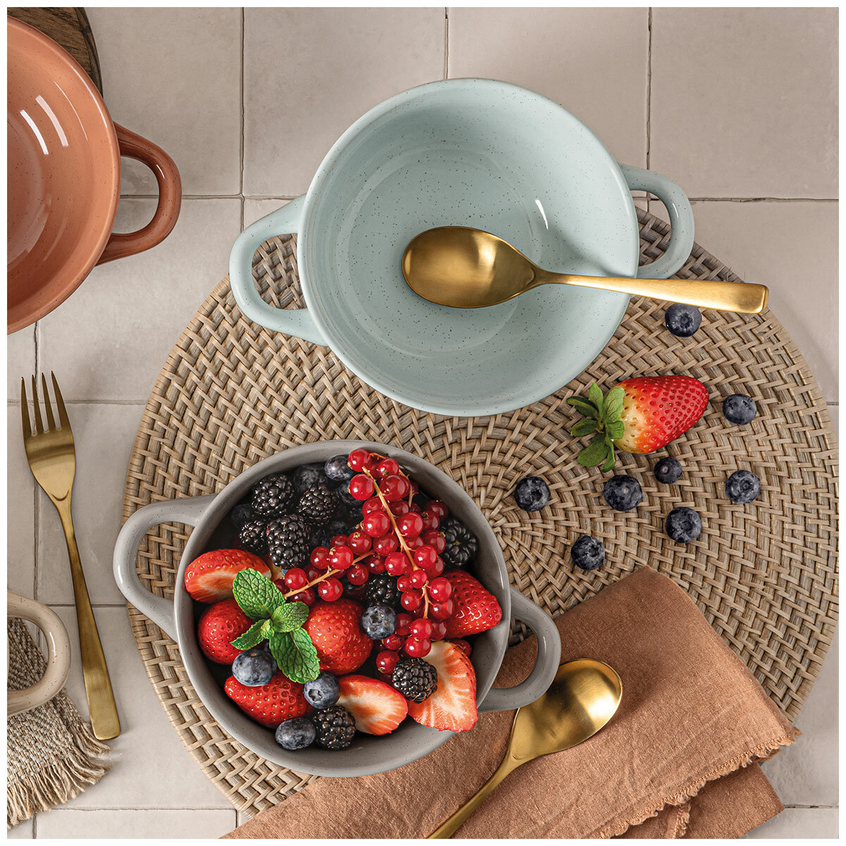 over\&back Soup Bowls With Handle 6 Piece Set over\&back Soup Bowls With Handle 6 Piece Set