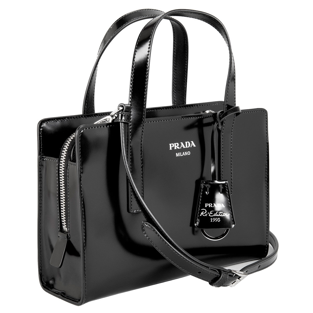 Prada Brushed Leather Mini Handbag