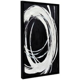 Cafe Lighting and Living Gone With The Wind Canvas Painting, Black-White/