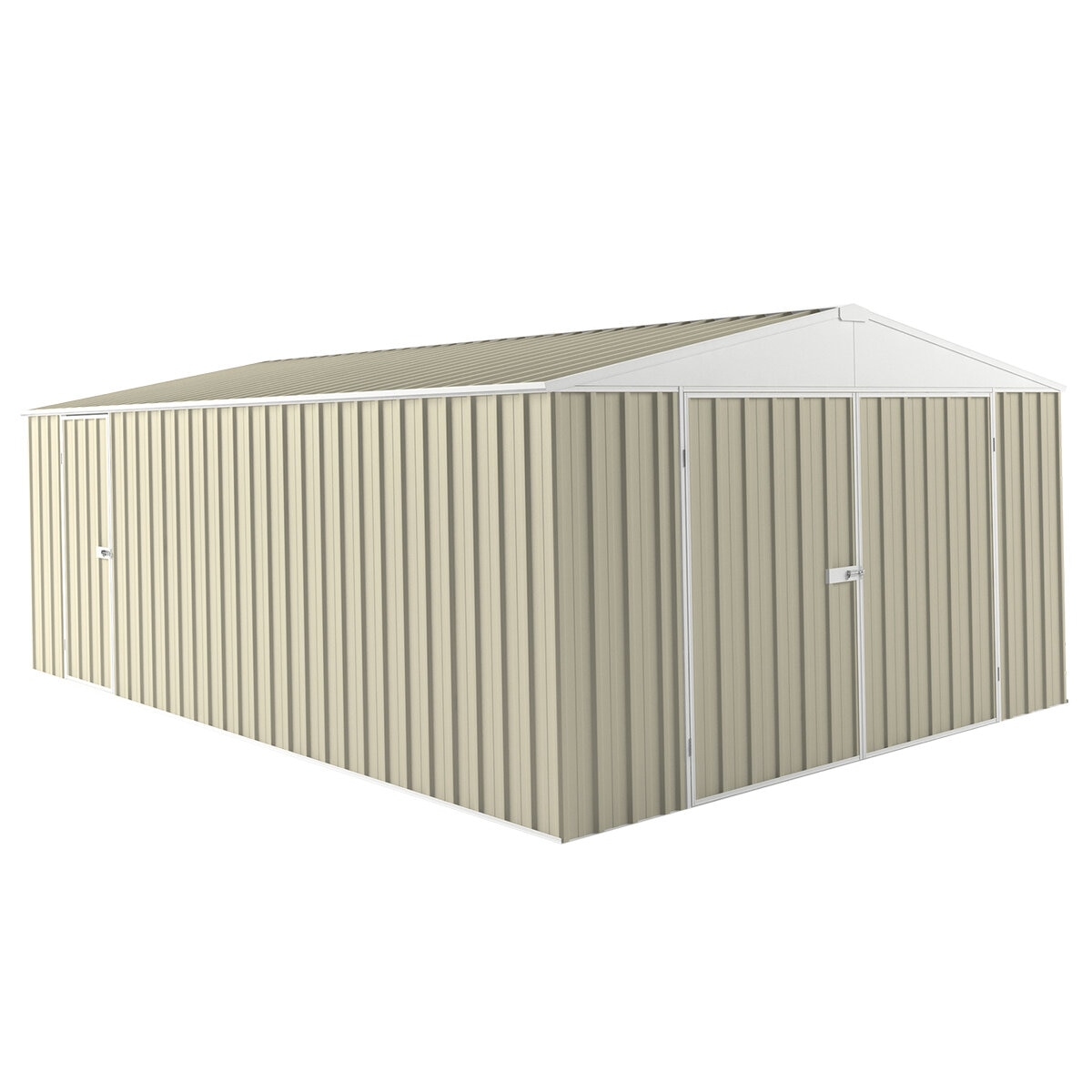 EasyShed Garage 4.5 x 3M Smooth Cream