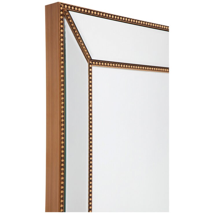 Café Lighting and Living Zeta Wall Mirror Large Antique Gold Café Lighting and Living Zeta Wall Mirror Large Antique Gold