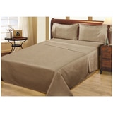 Ramesses 1000 Thread Count Pima Cotton Narrow Stripe King Sheet Set Mocha