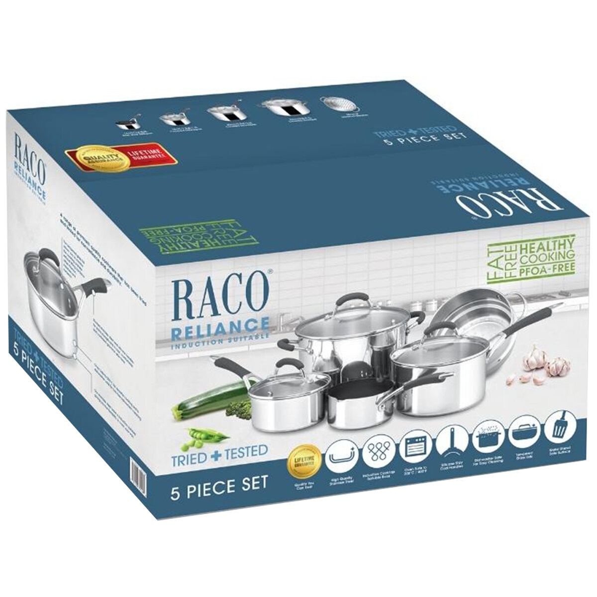 RACO Reliance Cookware 7 Piece Set