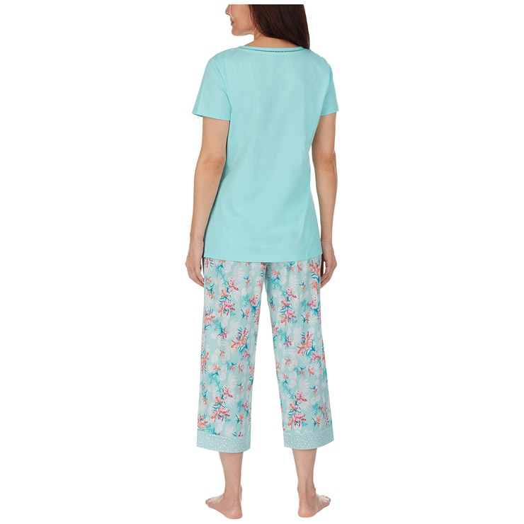 Carole Hochman Pyjama Set 4pc Aqua Costco Australia