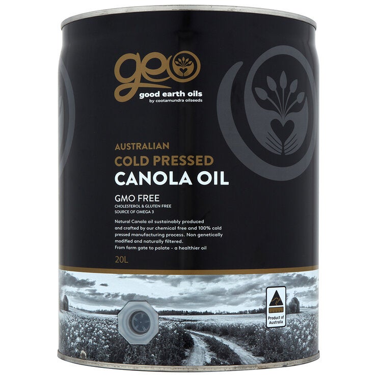Good Earth Cold Press Canola Oil 20 Litre Good Earth Cold Press Canola Oil 20 Litre