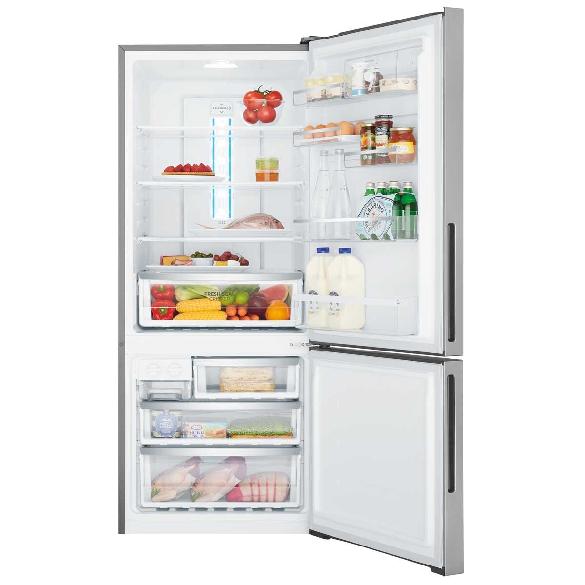 Westinghouse 425L Bottom Mount Fridge Silver WBE4302AC-R