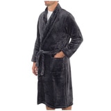 Gloster Men's Robe - Steel