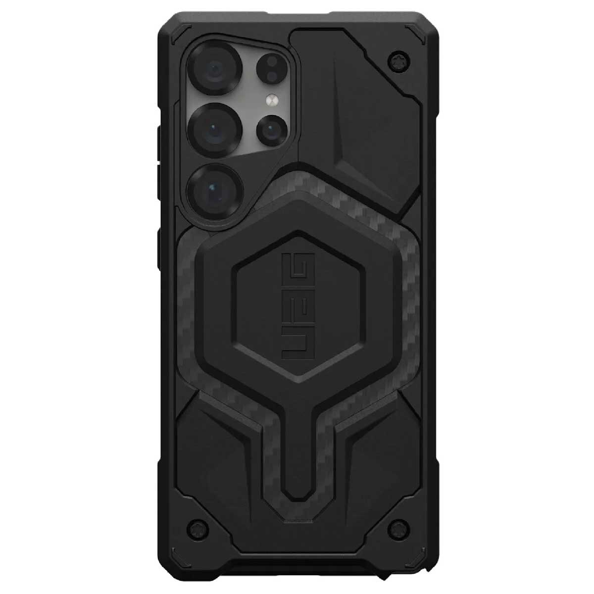 UAG Monarch Pro Samsung Galaxy S25 Ultra 5G Rugged Case Carbon Fiber MPA-USGS25UMPCCF