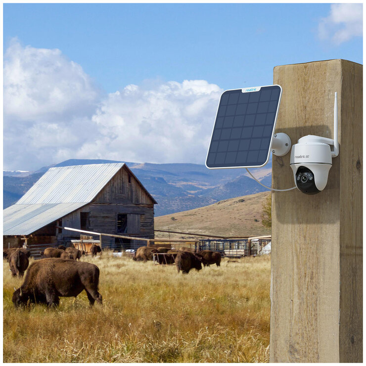 Reolink Argus Go PT Ultra LTE 4G 4K Solar SD Card Bundle B4GPT4K04SP64