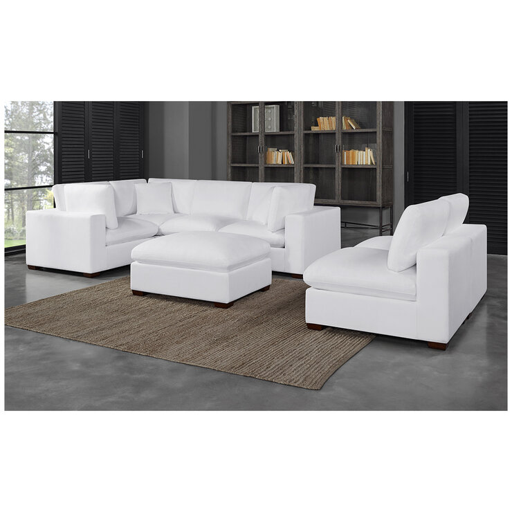 Thomasville Lowell 8 Piece Modular Fabric Sectional