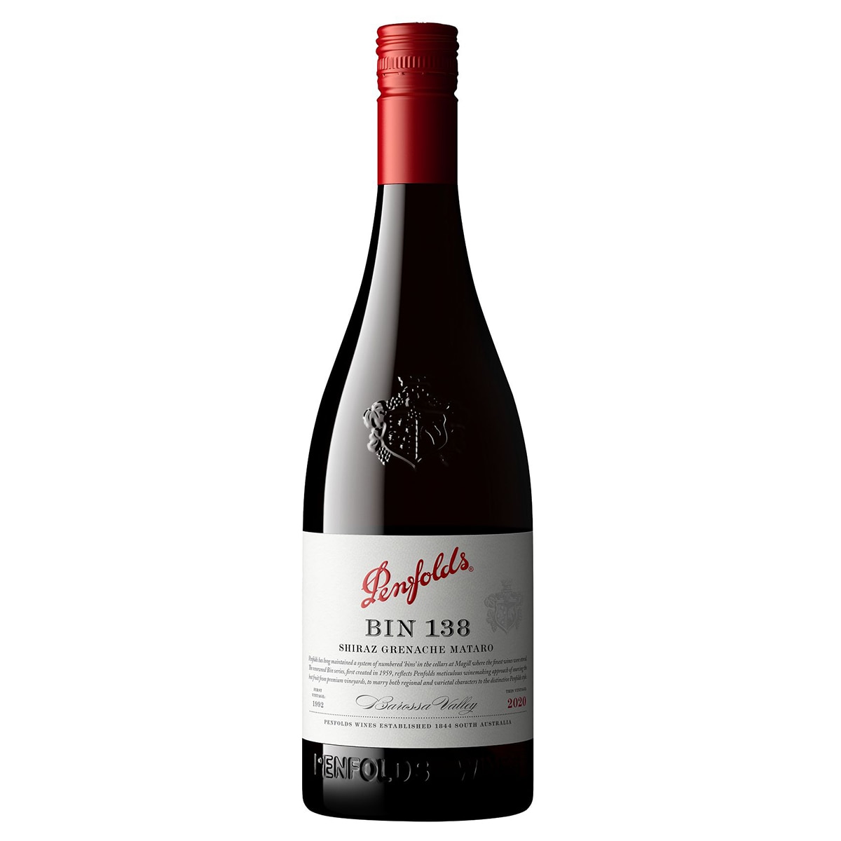 Penfolds Bin 138 Barossa Valley Shiraz Grenache Mataro 2020 750ml