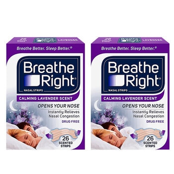 Breathe Right Nasal Strips Calming Lavender