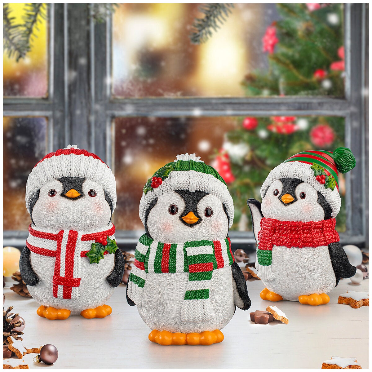 Penguin Set 30.5cm x 3 Piece
