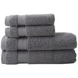 Grandiose 4 pack HandFace Towel Set - Grey