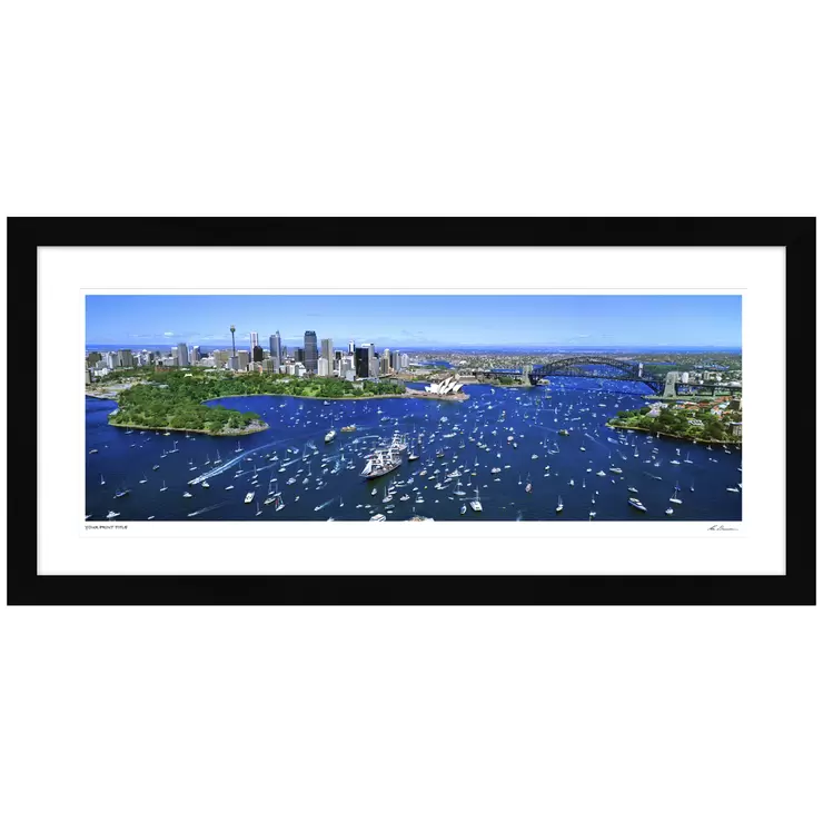 Ken Duncan 40 Inch Australia Day Celebrations, NSW Framed Print