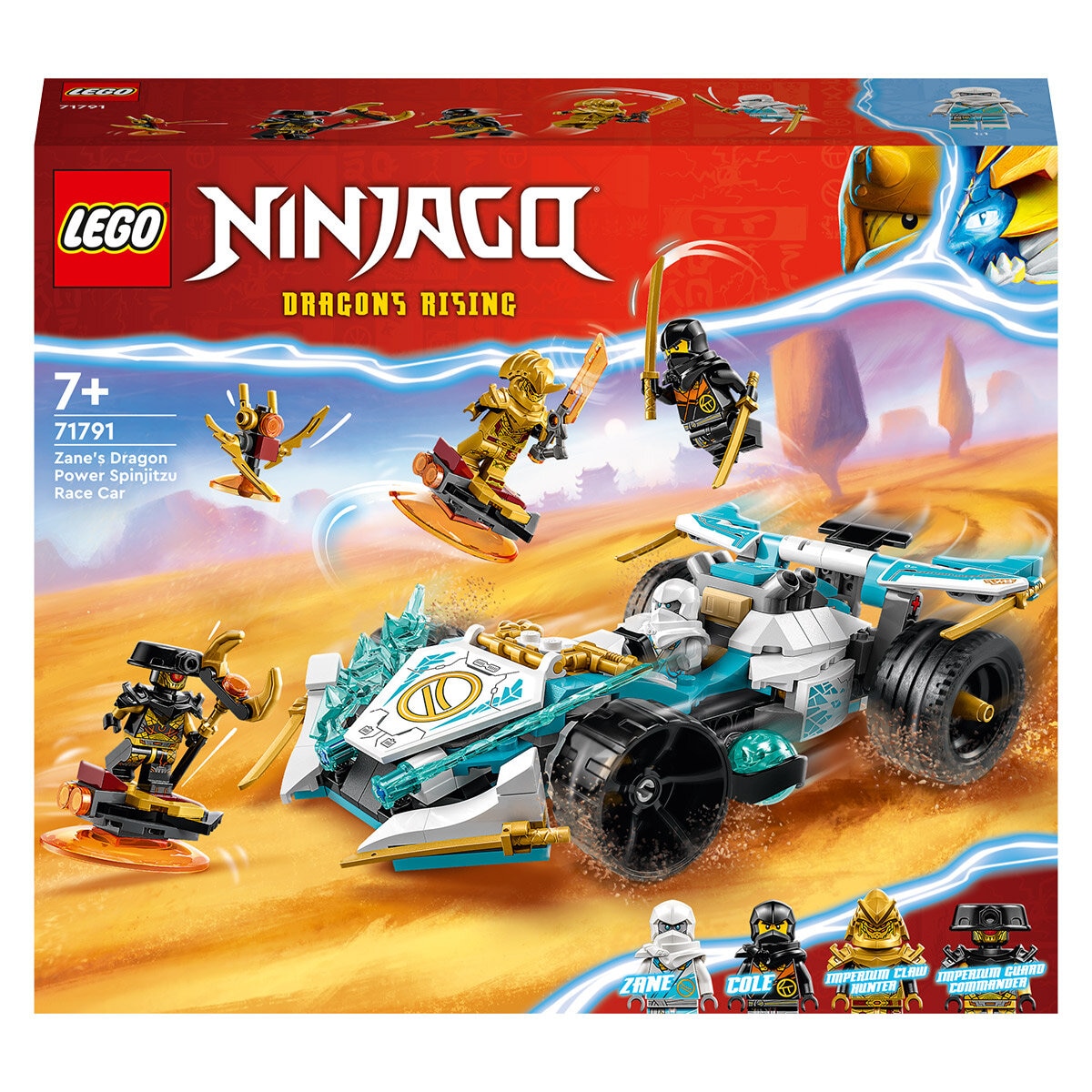 LEGO Ninjago Zane’s Dragon Power Spinjitzu Race Car 71791