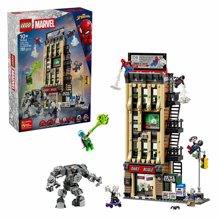 LEGO Marvel Spider-Man vs. Mysterio The Daily Bugle 76342
