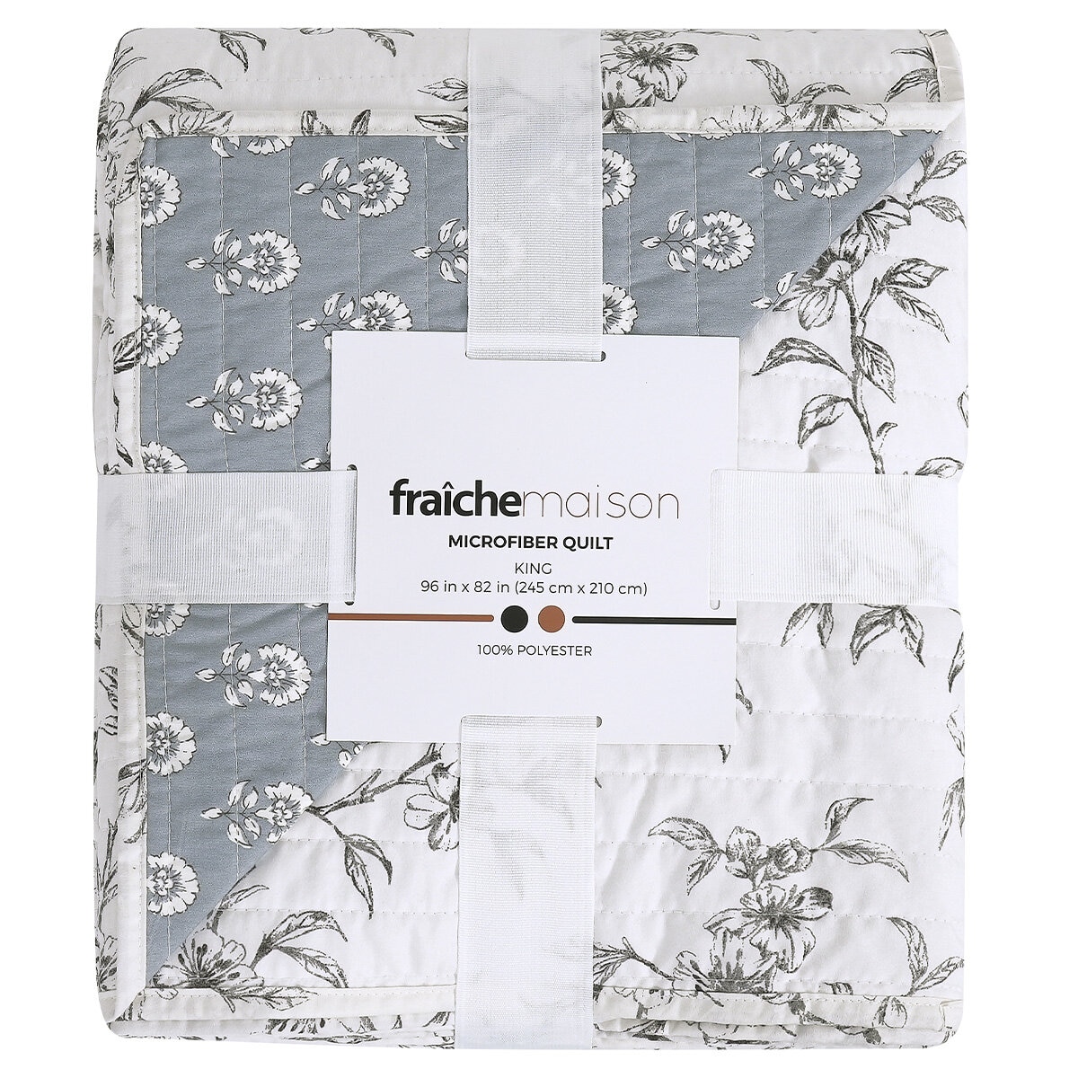 Fraiche Maison Microfiber Quilt King