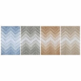 Riviera Homes Chevron Bath Mat 2 Pack